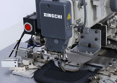Macchina per cucire del denim automatico, macchina per cucire di cuoio elettrica del braccio del cilindro  fornitore