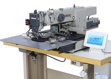 Macchina per cucire del denim automatico, macchina per cucire di cuoio elettrica del braccio del cilindro  fornitore